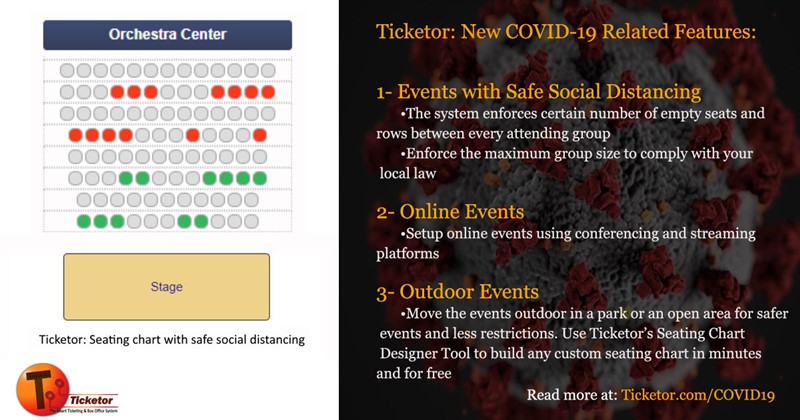 Get Information and buy tickets to Live Ticketor Webinar: Easy Ticketing During the Pandemic Events with Automated Social Distancing on Ticketor