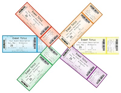 Stock Thermal Printer Papers (Pack of 1000 tickets) image