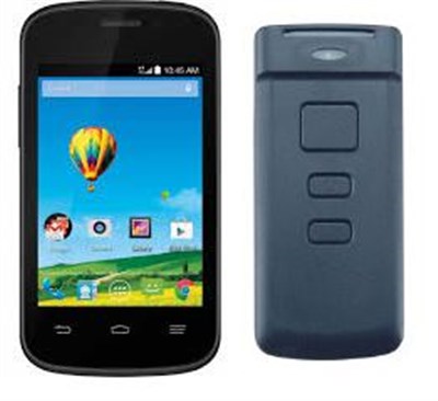 Barcode Scanner Device (Scanner + Android Device) (Black) image