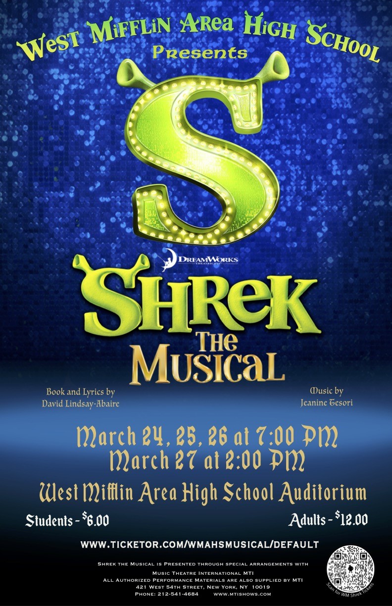 Shrek, the Musical March 25 Night 2 - Information