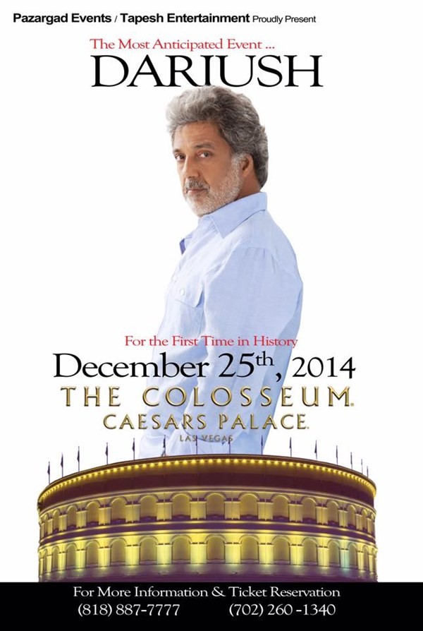 Get Information and buy tickets to DARIUSH  on Persian Media Group