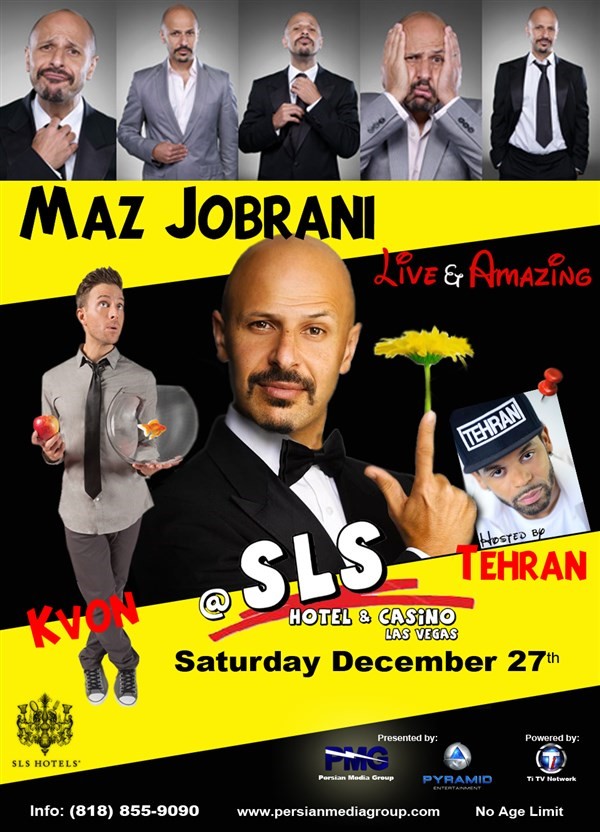Get Information and buy tickets to Maz Jobrani  Live & Amazing  on Persian Media Group