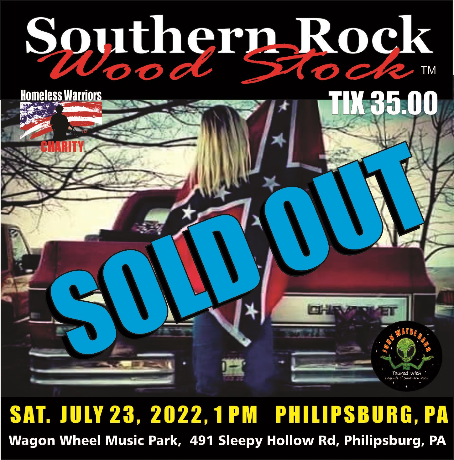 Southern Rock Wood Stock 2022 Philipsburg, PA on Jul 23, 13:00@Wagon Wheel Amphitheater - Buy tickets and Get information on www.southernrockwoodstock.com southernrockwoodstock