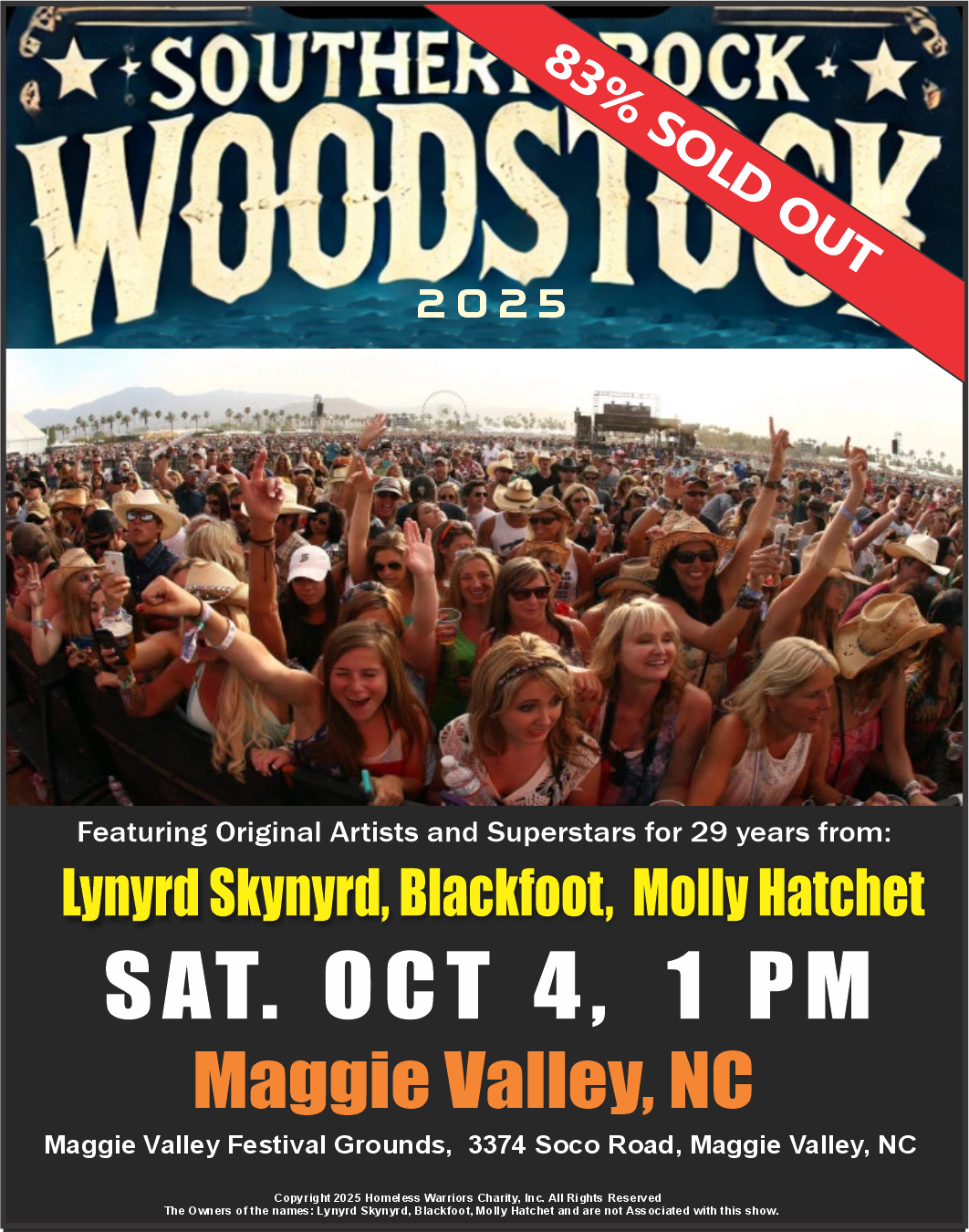 Get information & buy tickets toSouthern Rock Wood Stock Maggie Valley, North Carolina on Oct 04, 13:00 @Maggie Valley Festival Grounds