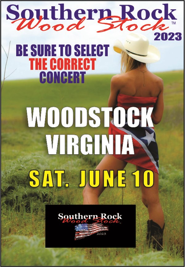 Get Information and buy tickets to Woodstock, VA  Southern Rock Wood Stock 2023 Woodstock, Virginia on MAHC™