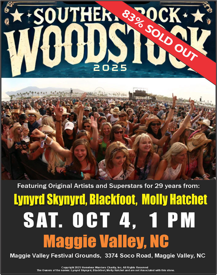 Get Information and buy tickets to Southern Rock Wood Stock Maggie Valley, North Carolina on M&J Event Planning