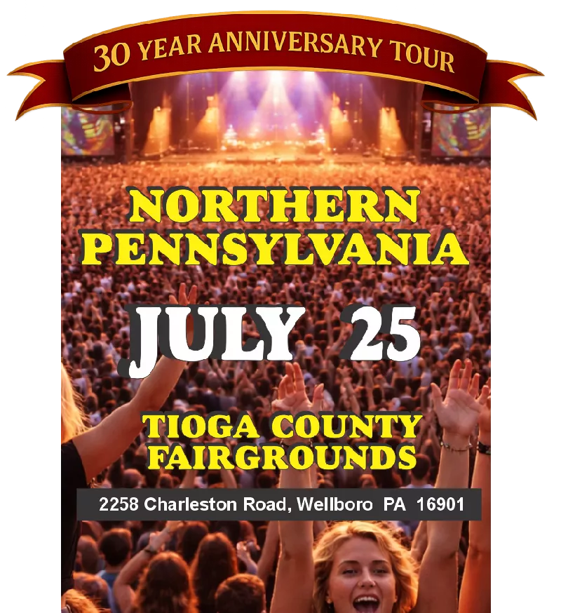Get Information and buy tickets to Southern Rock Woodstock 2026 Tioga County Fairgrounds on www.southernrockwoodstock.com