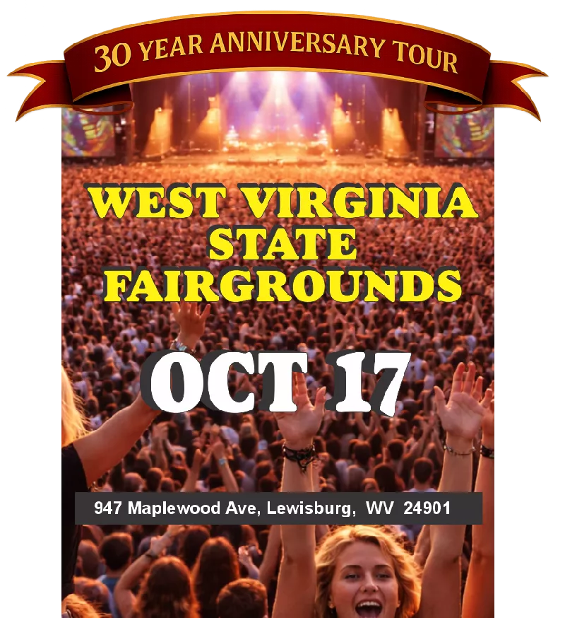 Get Information and buy tickets to Southern Rock Woodstock 2026 West Virginia State Fairgrounds on www.southernrockwoodstock.com