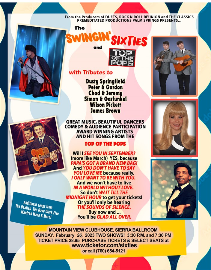 Get Information and buy tickets to AFTERNOON SHOW - THE SWINGIN
