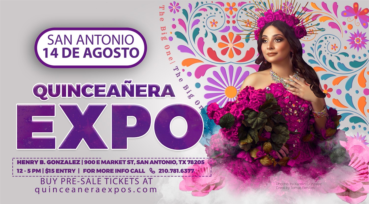 Quinceanera Expo San Antonio August 14th 2022 At the Henry B. Gonzalez Conv.  on ago. 14, 12:00@Henry B. Gonzalez Convention Center - Buy tickets and Get information on Quinceanera Expo 
