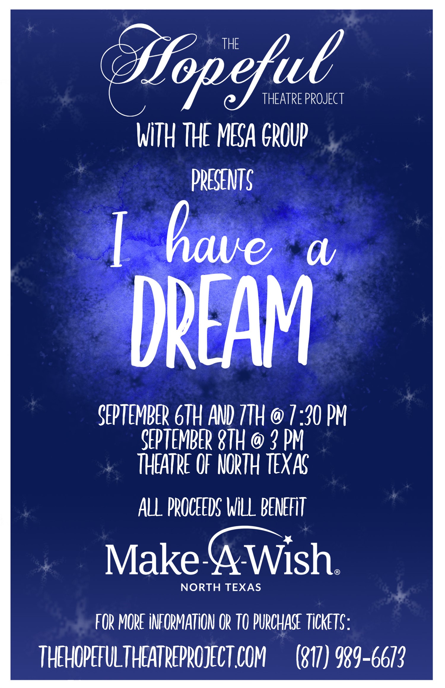 Hopeful Theatre Project: I Have a Dream (September 6-8) image