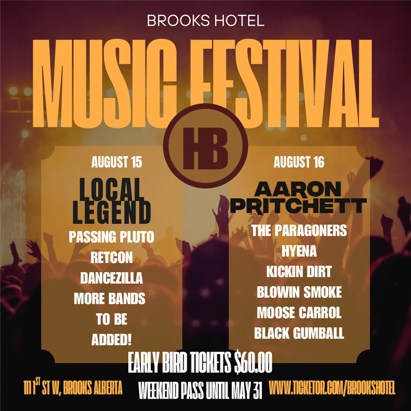 Get Information and buy tickets to Brooks Hotel Music Festival Must be 18 or older to attend on Brooks Hotel