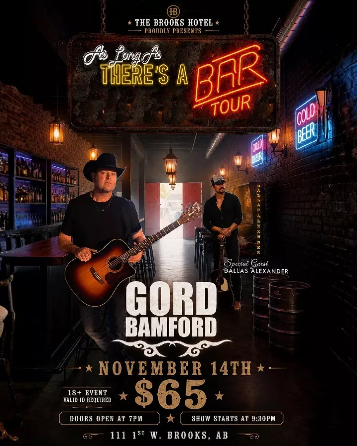Brooks Hotel Presents: Gord Bamford - As Long As There's A Bar Tour