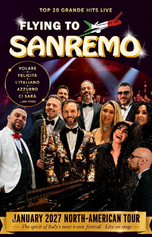 Get Information and buy tickets to FLYING TO SANREMO. Los Angeles  on Teratickets.com