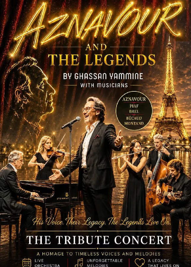 Get Information and buy tickets to AZNAVOUR AND THE LEGENDS. Los Angeles  on Teratickets.com
