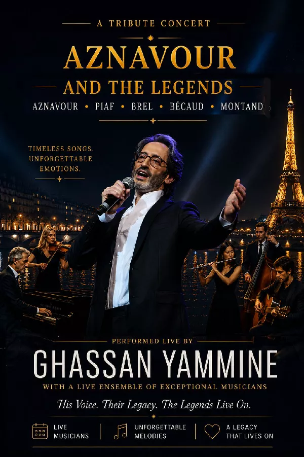 Get Information and buy tickets to AZNAVOUR and the Legends. San Francisco  on Teratickets.com