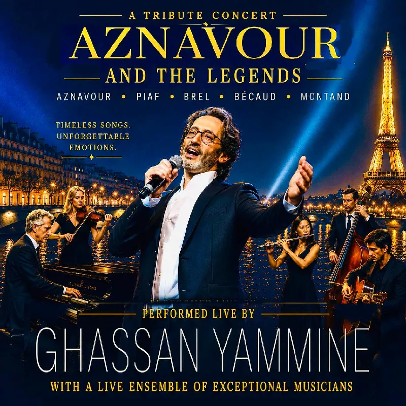 Get Information and buy tickets to AZNAVOUR and the Legends. San Francisco  on Teratickets.com
