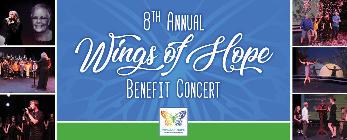 8th Annual Wings of Hope Benefit Concert Saturday Evening Show on nov. 05, 19:00@Steel River Playhouse - Pick a seat, Buy tickets and Get information on GoWOH.com 