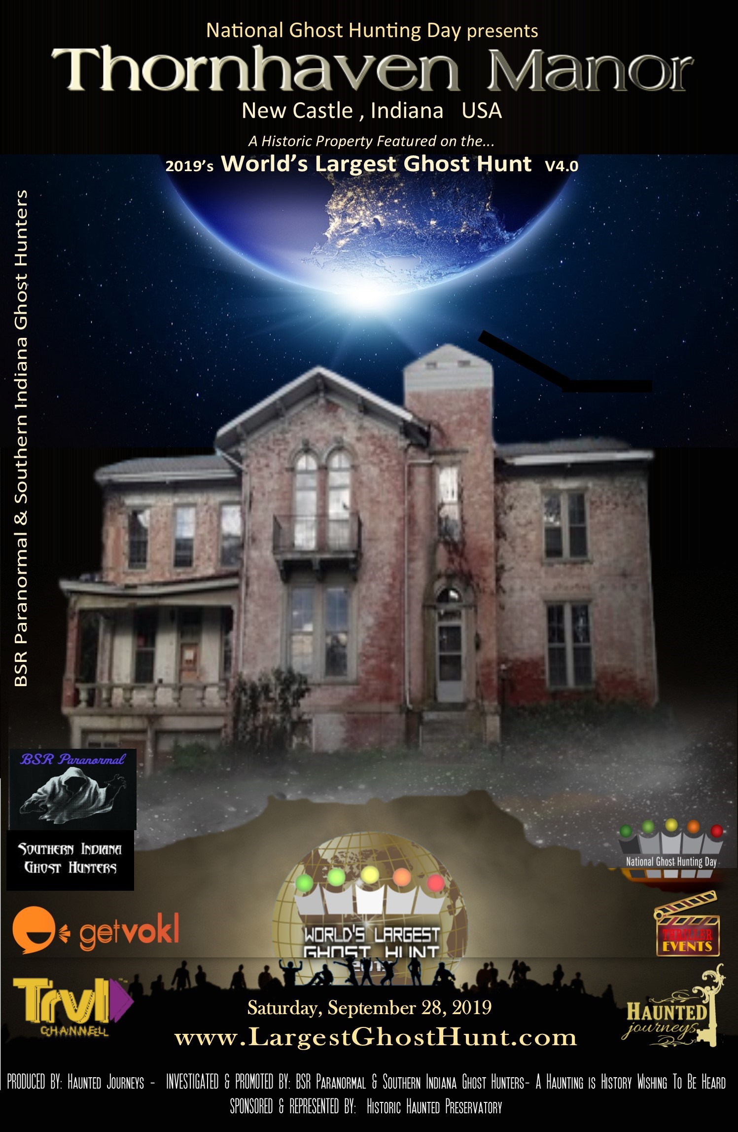 World's Largest Ghost Hunt at Thornhaven Manor image