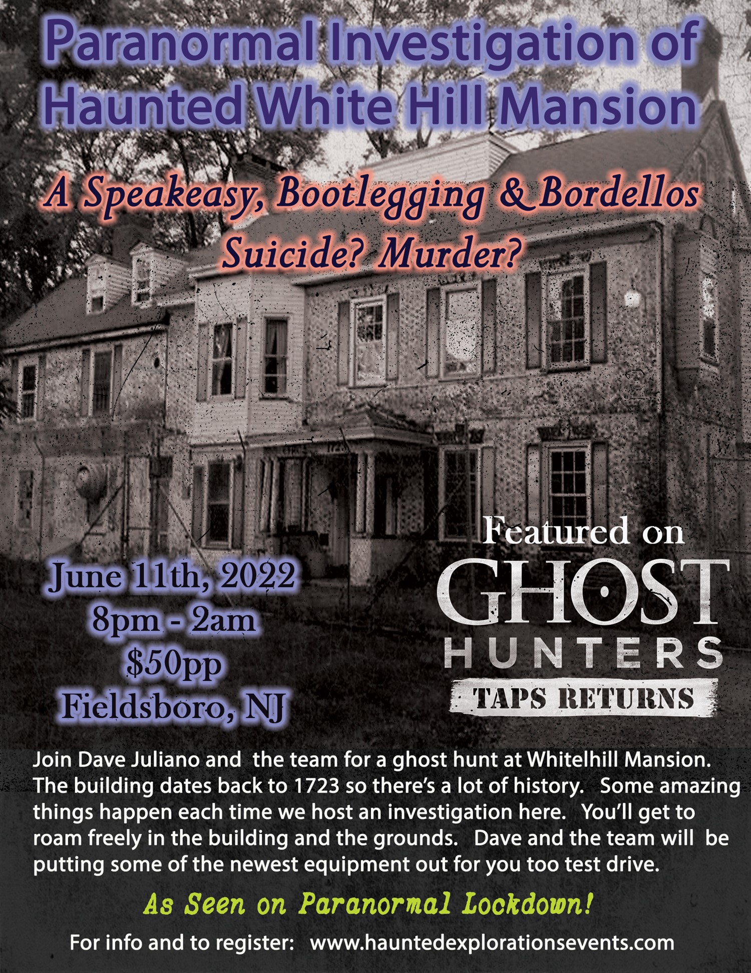 Investigate Whitehill Mansion image