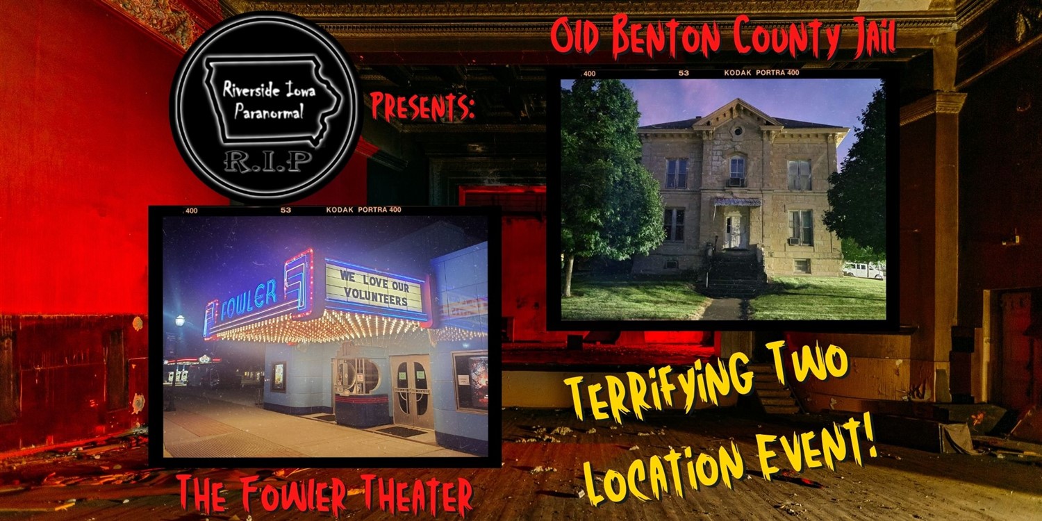 Fowler Theater/ Old Benton County Jail  on Apr 29, 20:00@Fowler Theatre - Buy tickets and Get information on Thriller Events thriller.events