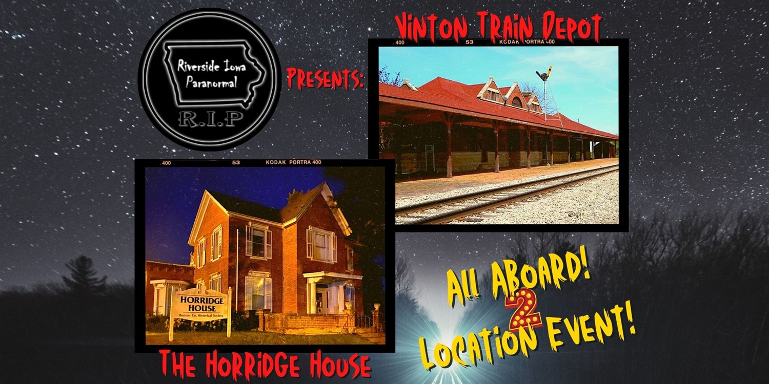 The Vinton Train Depot & Horridge House  on Sep 23, 20:00@Horridge House - Buy tickets and Get information on Thriller Events thriller.events