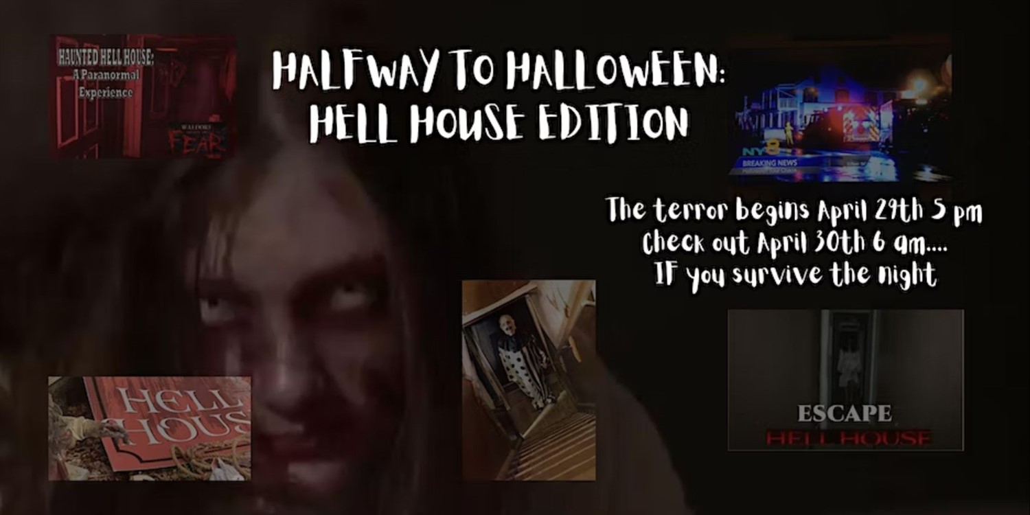 Halfway to Halloween Sleepover: HELL HOUSE EDITION  on Apr 29, 17:00@Hell House- Waldorf Estate of Fear - Buy tickets and Get information on Thriller Events thriller.events