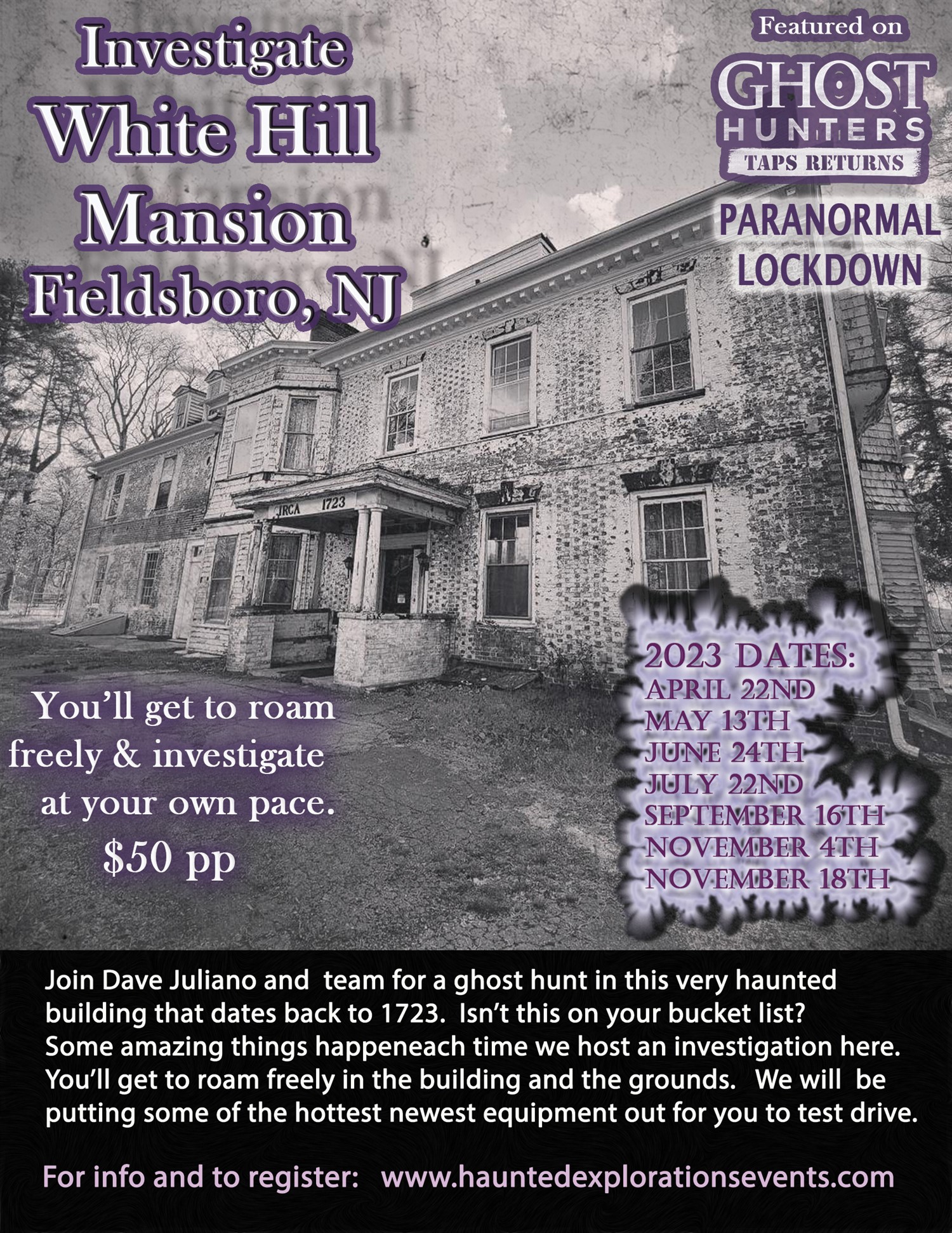 Investigate Whitehill Mansion image