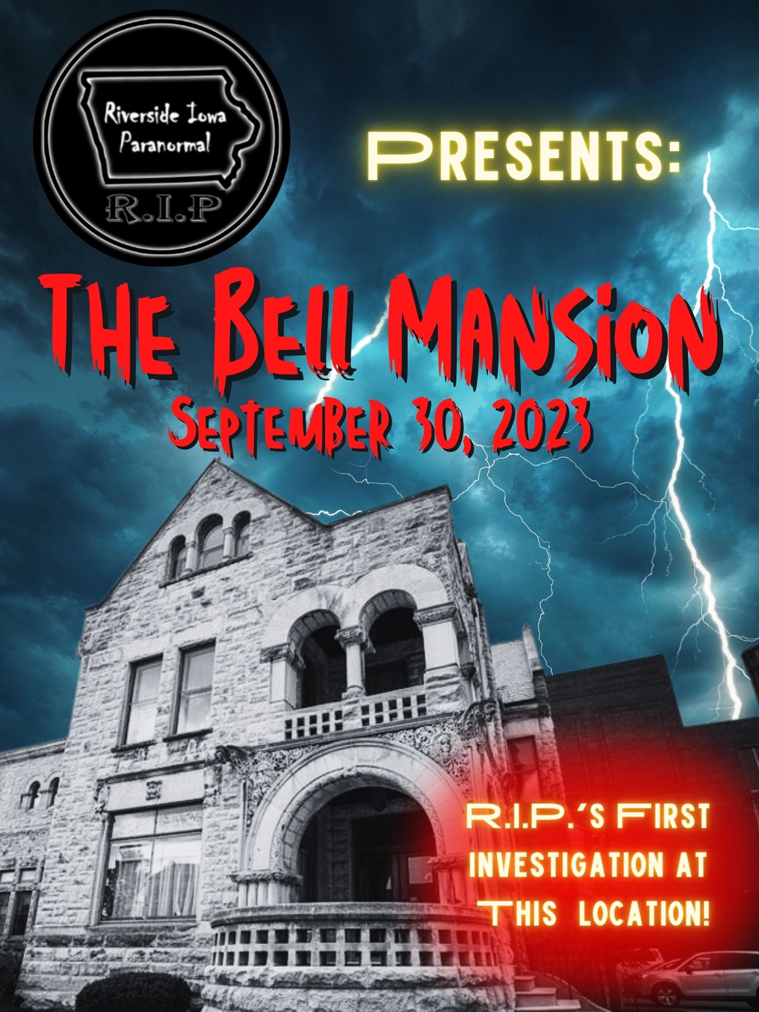 The Bell Mansion  on Sep 30, 20:00@The Bell Mansion - Buy tickets and Get information on Thriller Events thriller.events
