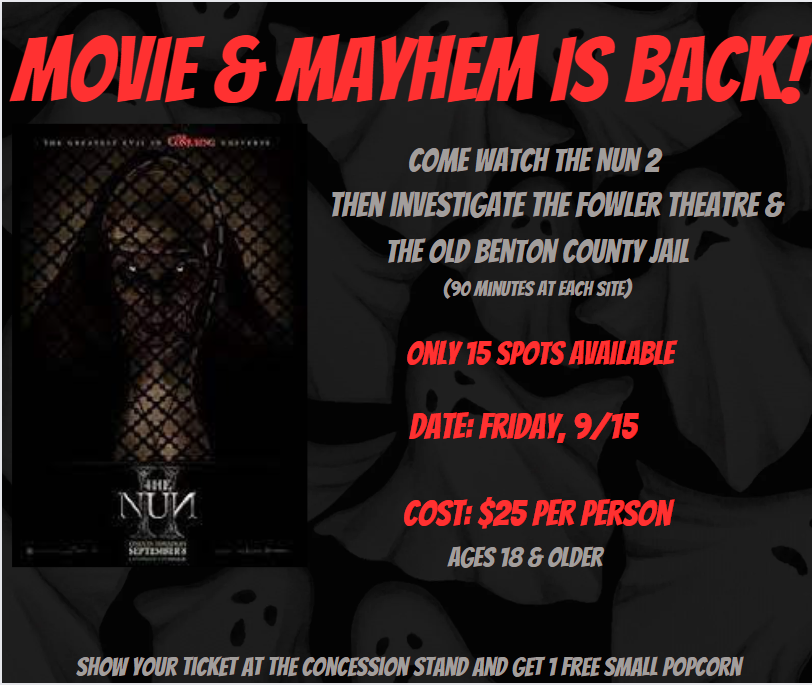 Movie and Mayhem - Nun 2 and Ghost Hunt image