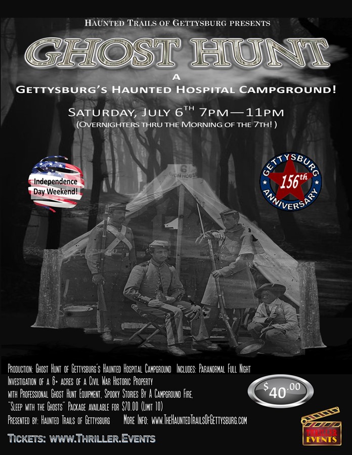 Ghost Hunt - Gettysburg Battle's 156th Anniversary