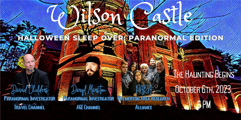 Get Information and buy tickets to Wilson Castle Halloween Sleep Over: Halloween Edition  on Thriller Events