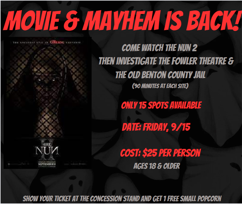 Movie and Mayhem - Nun 2 and Ghost Hunt