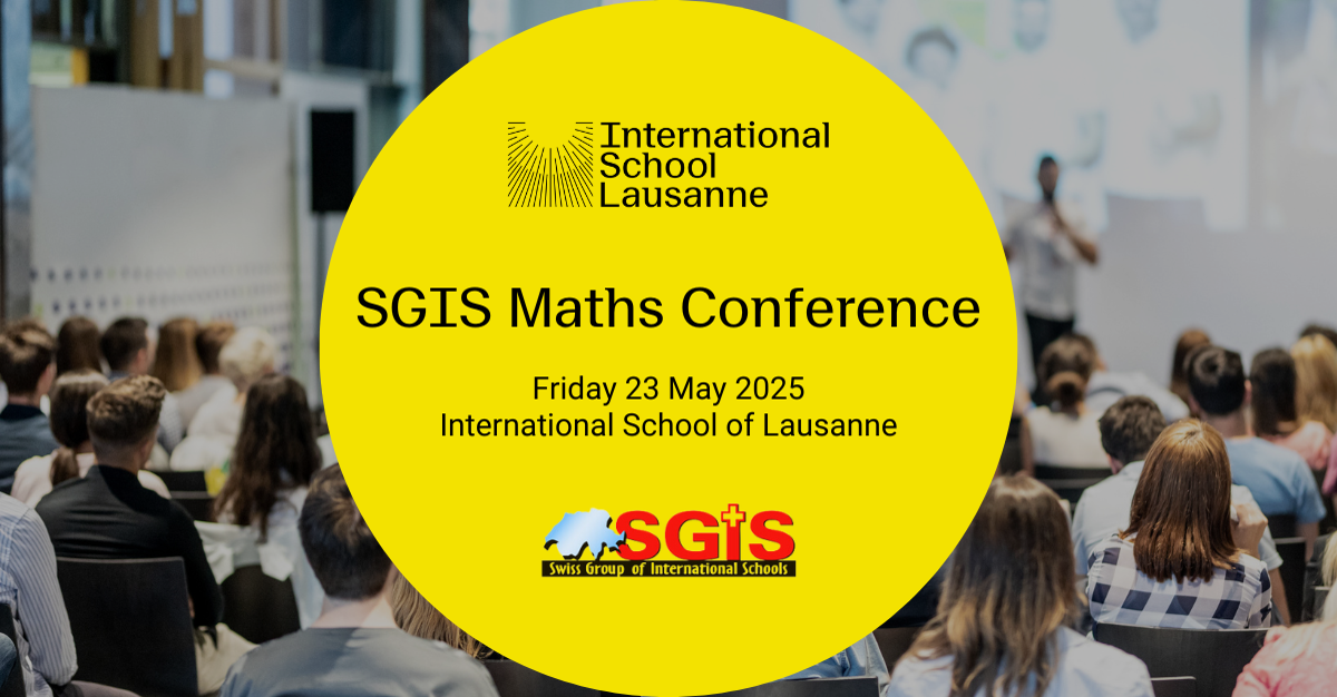 SGIS Maths Conference  flyer