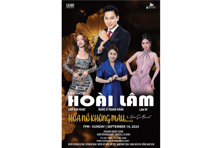 Live Show Hoài Lâm & Hoài Sa Band in U S A
