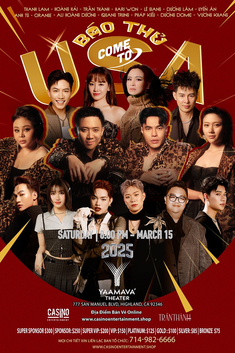 Pick a seat & buy tickets to Live Show Trấn Thành in Highland California Yaamava Resort & Casino on Mar 15, 20:00 @Yaamava Resort & Casino at San Manuel