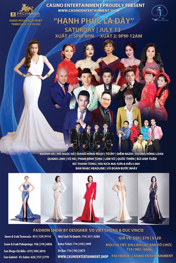 Miss Ocean Vietnam Fashion Show with Ho Ngoc Ha - 5PM SHOW