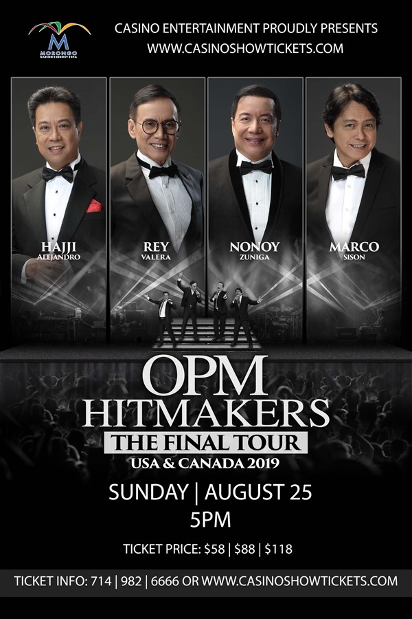 OPM HITMAKERS THE FINAL TOUR