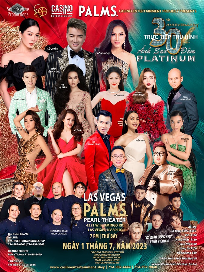 Saigon Entertainment 30th Anniversary in Las Vegas