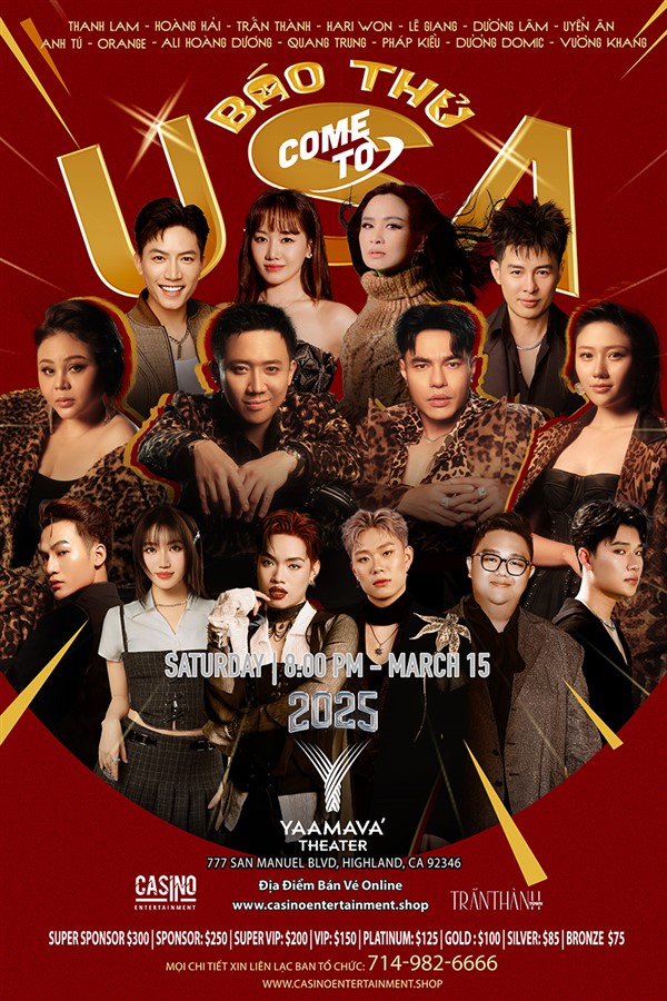 Get Information and buy tickets to Live Show Trấn Thành in Highland California Yaamava Resort & Casino on T45