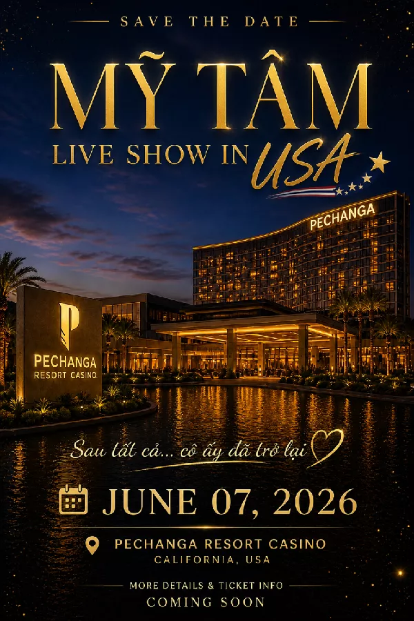 Get Information and buy tickets to Live Show Mỹ Tâm in USA at Pechanga Resort & Casino on Casino Entertainment