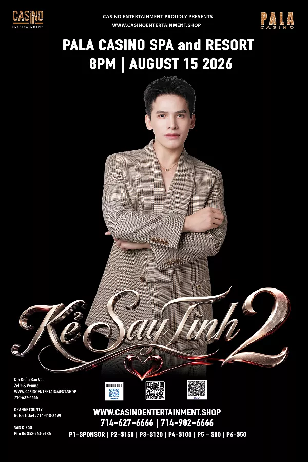 Get Information and buy tickets to Quốc Thiên - Kẻ Say Tình 2  on Casino Entertainment