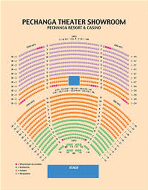 Pechanga Theater Seating Chart 36th Coronation Night Tickets Miss