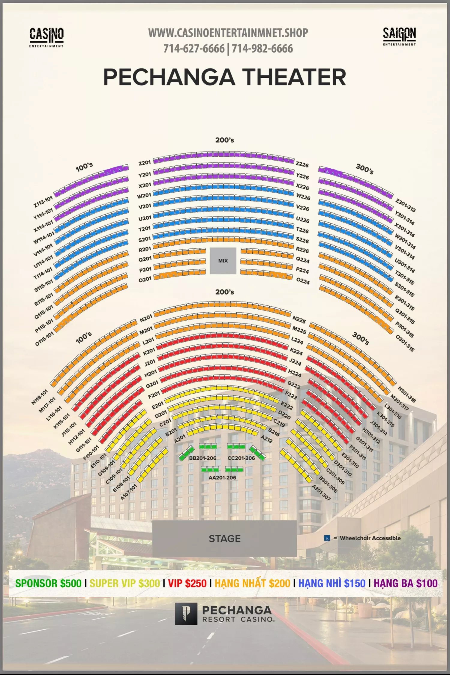 Pechanga Casino Show Room Theater