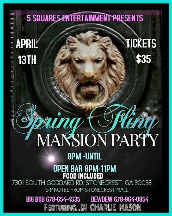 SPRING FLING MANSION PARTY image