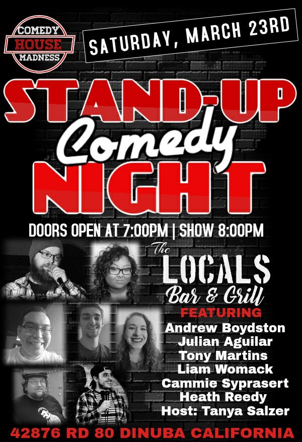 Locals comedy Mar 23