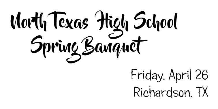North Texas High School Spring Banquet