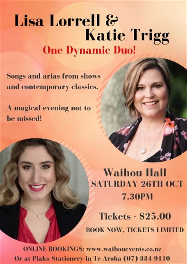Lisa Lorrell and Katie Trigg - One Dynamic Duo! image