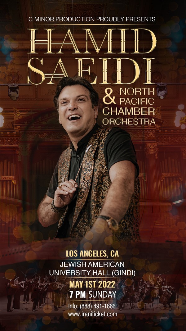 Get Information and buy tickets to Hamid Saeidi& North Pacific Chamber Orchestra حمید سعیدی با همراهی ارکستر نورت پاسفیک on CMinorProduction