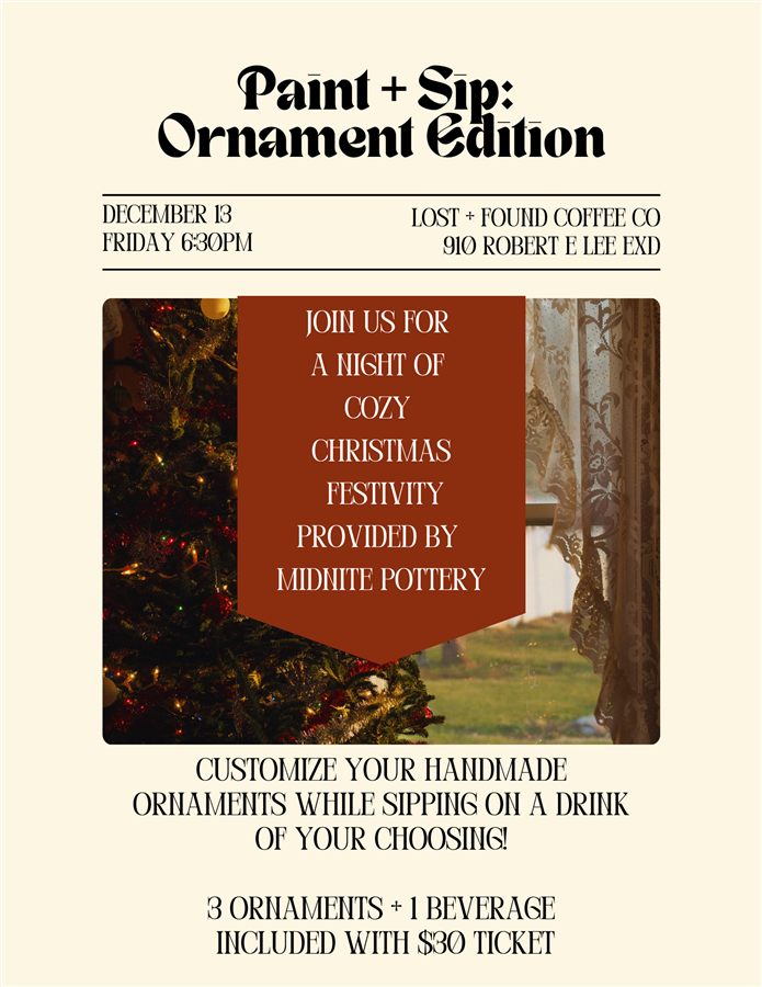 Paint + Sip : Ornament Edition